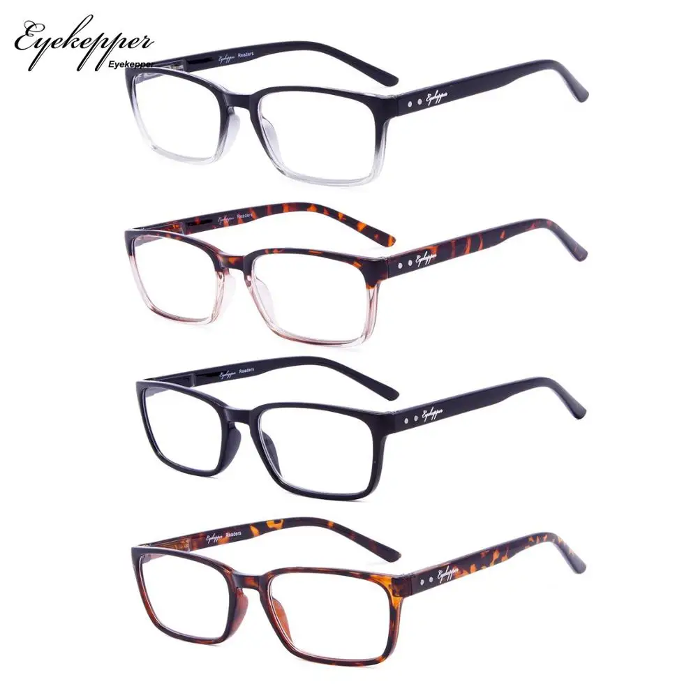 R898-4 Mix Eyekepper 4-Pack читатели Ретро Пружинные шарниры очки для чтения