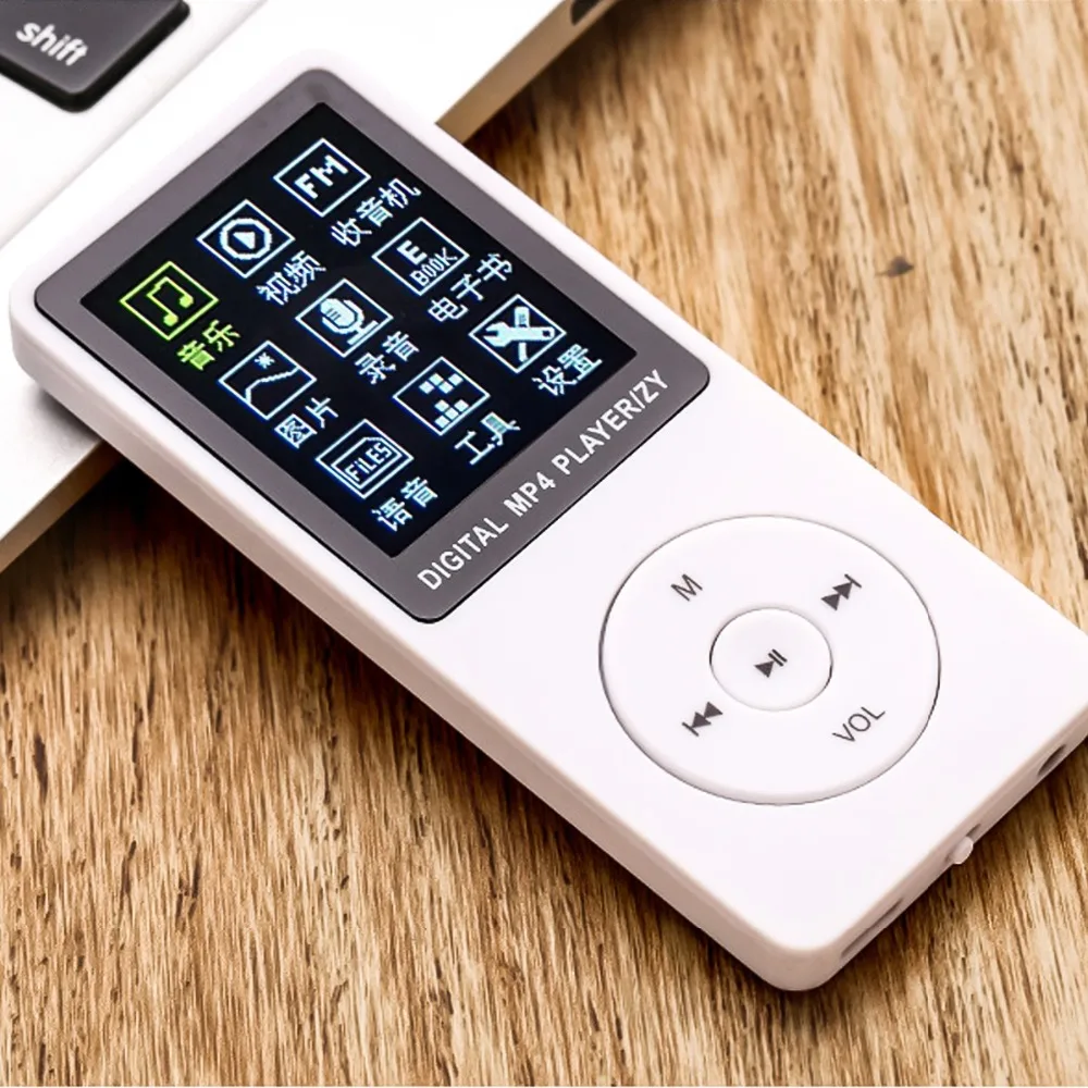 SOONHUA портативный спортивный HiFi MP3 плеер ультра тонкий ЖК-экран MP3 плеер Поддержка FM радио JPEG 32 ГБ Micro SD TF карта mp3 плеер