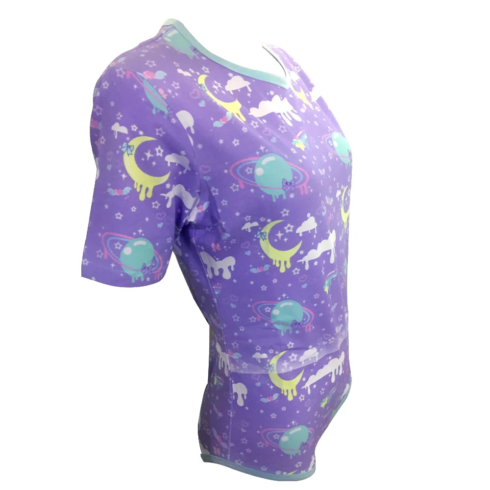 Пижама с рисунком радуги для взрослых; Abdl; комбинезон для маленьких девочек; женская пижама с короткими рукавами; Повседневный мягкий хлопковый комбинезон; DDLG; комбинезон с надписью «i love dad»