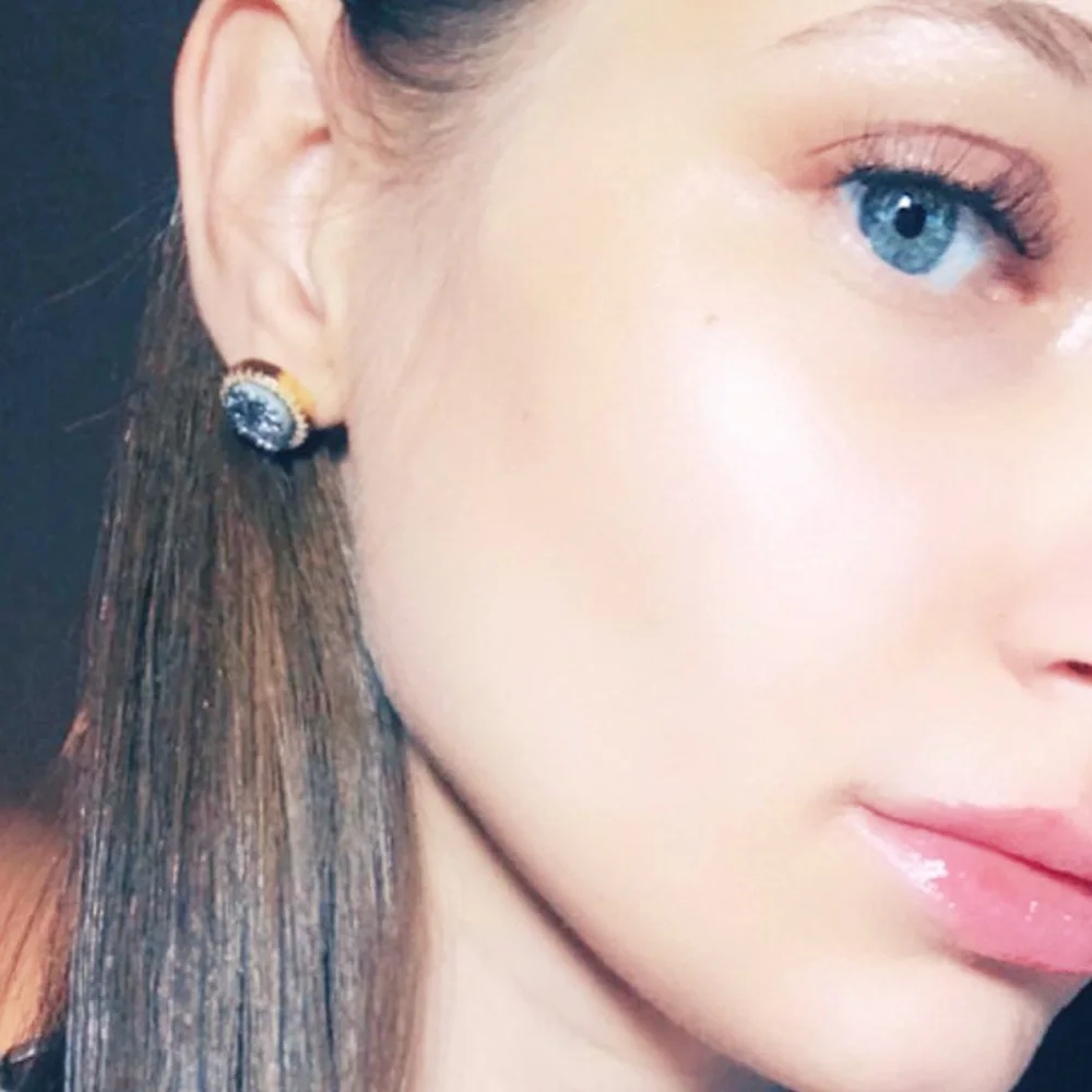 ShinyGem Noble Druzy Earrings Necklace Set Gold Color Round Zircon Party Jewelry Crystal Natural Stone For Women | Украшения и