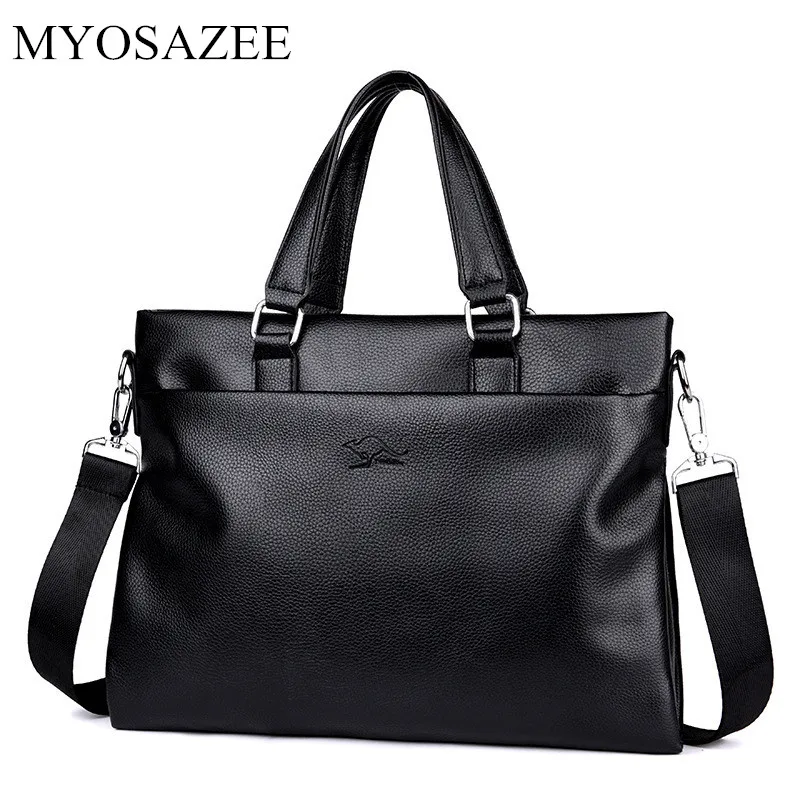 Myoszee мужской портфель из искусственной кожи сумка для ноутбука мужская