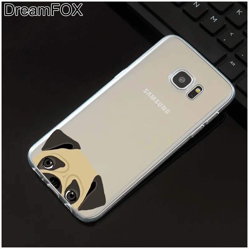 DREAMFOX L053 забавная для кошек собак Мягкий ТПУ силиконовый чехол samsung Galaxy Note S 7 8 9 10 10e
