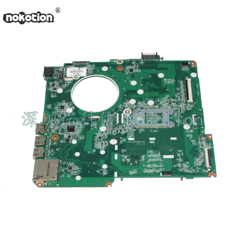 Материнская плата NOKOTION DAU88MMB6A0 786901 501 001 для ноутбука HP 15 F SR1YW N3540 DDR3 материнская