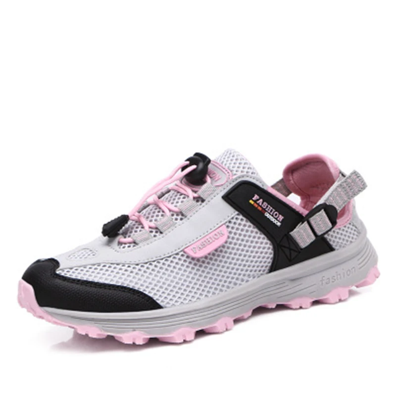 

Women Shoes 2019 New Sneakers Women Fashion Shoes Thick Flats Height Increasing Women Breathable Air Mesh Wedges Shoe NO.61