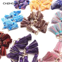 chengrui l1621 8cmtasselcotton tasselsmini tasseljewelry accessoriesdiy accessoriesearrings materials10pcsbag