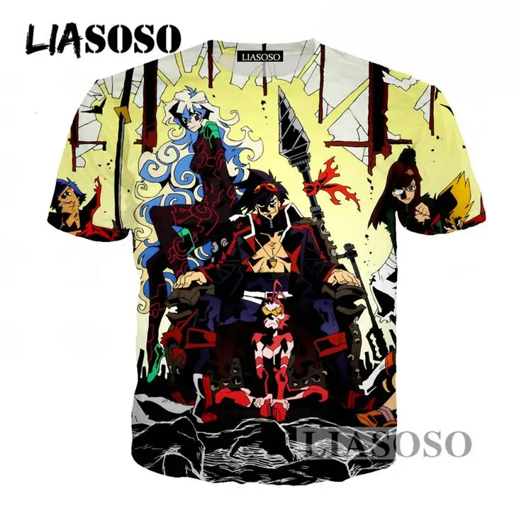 LIASOSO новинка 2017 летние футболки для мужчин и женщин футболка с героями