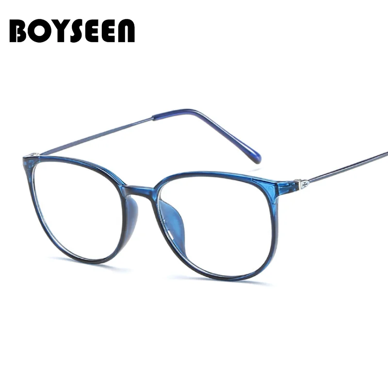 BOYSEEN новинка 2018 мягкие легкие винтажные очки женские квадратная оправа TR90 для