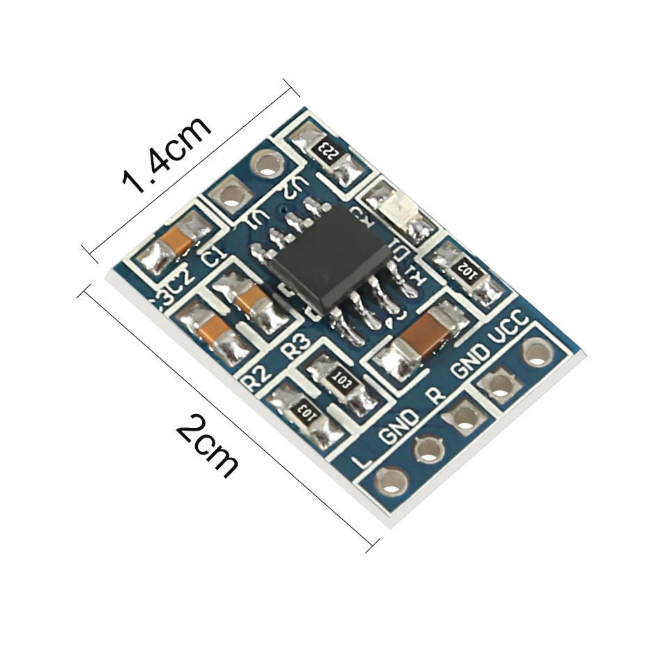 Amplifier Board HXJ8002 3W Single Channel Mini Audio Voice Power Module Replace PAM8403 2.0-5 .5 V | Электронные компоненты и
