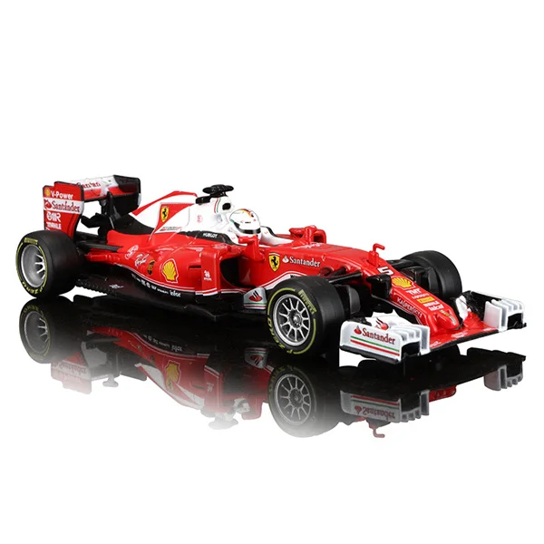 Ограниченная серия Bburago 1:32 Diecast Red Bull AMG сборная металлическая модель F1 Автомобильные Игрушки для фанатов Коллекция Модель автомобиля Vettel Hamilton - Цвет: Wettel