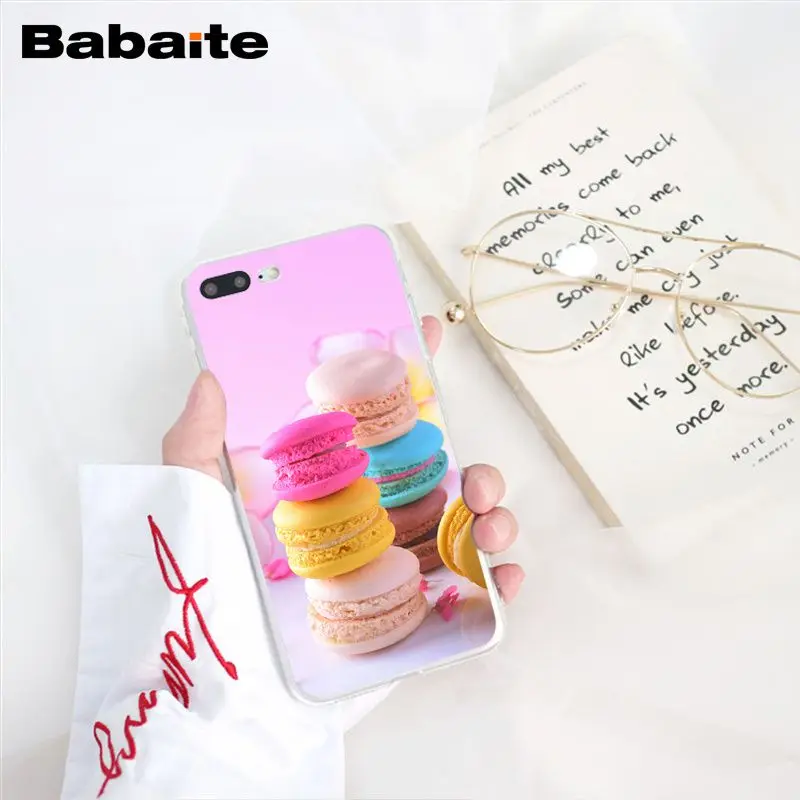 Babaite Десерт Мороженое Макарон еда чехол для телефона для iphone 11 Pro 11Pro Max 8 7 6 6S Plus X XS MAX 5 5S SE XR