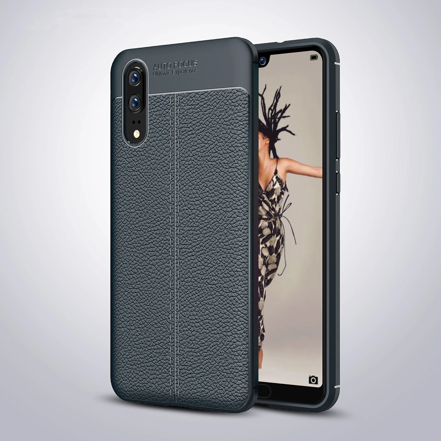 VRlucky роскошный защитный кожаный чехол с текстурой личи для huawei P8 P9 P10 P20 Lite Plus mate 9 10