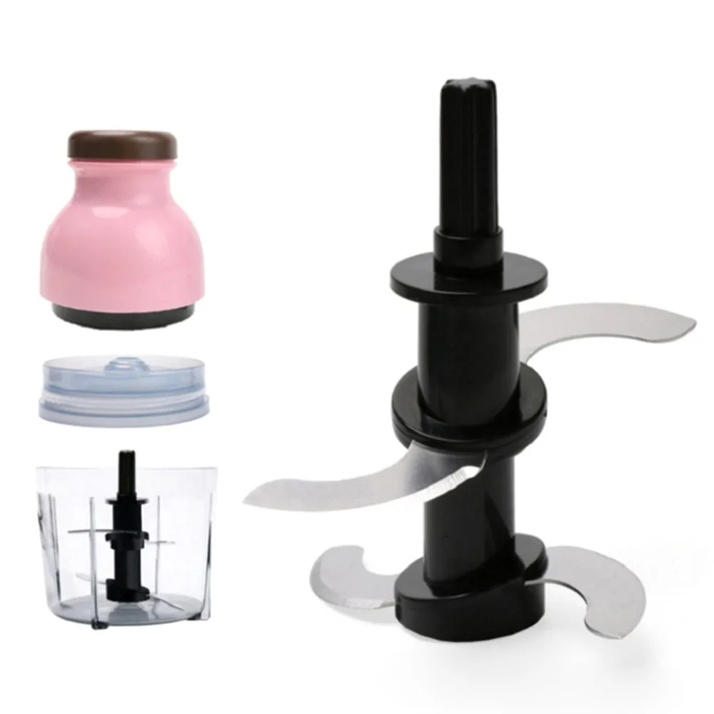 Mini Blender Food Processor Meat Vegetable Fruit Hand Chopper Baby Mixer 600ml Electric Portable Blenders | Бытовая техника