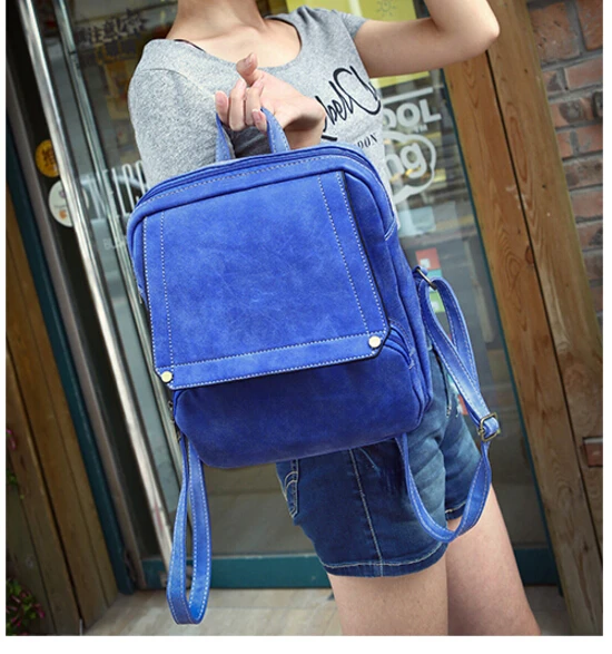 Модный женский милый рюкзак из искусственной кожи для девушек простой