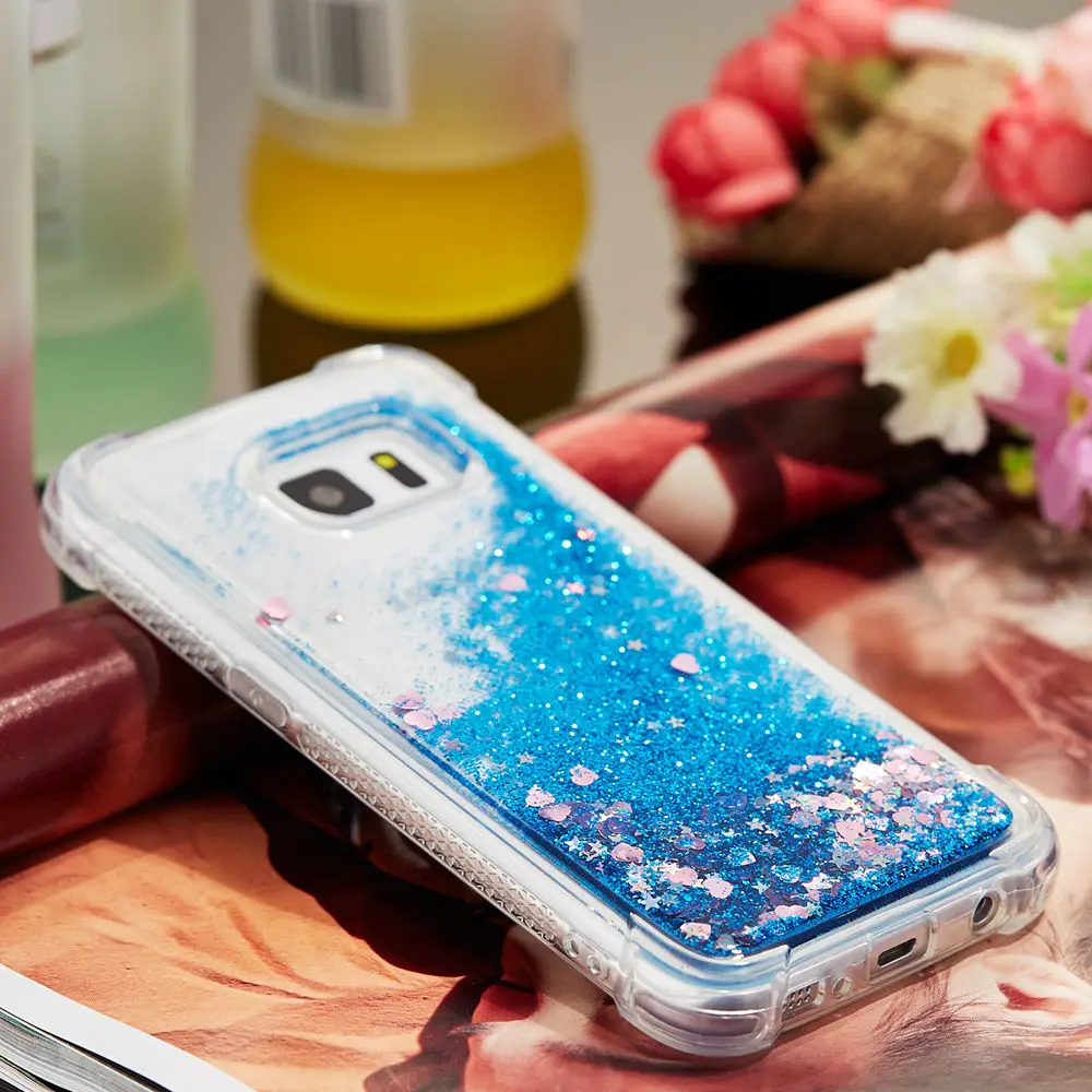 Блестящий чехол со звездами для Samsung Galaxy S7 S 7 G930 G930FD G930F SM-G930F SM-G930FD G930U мягкий из ТПУ