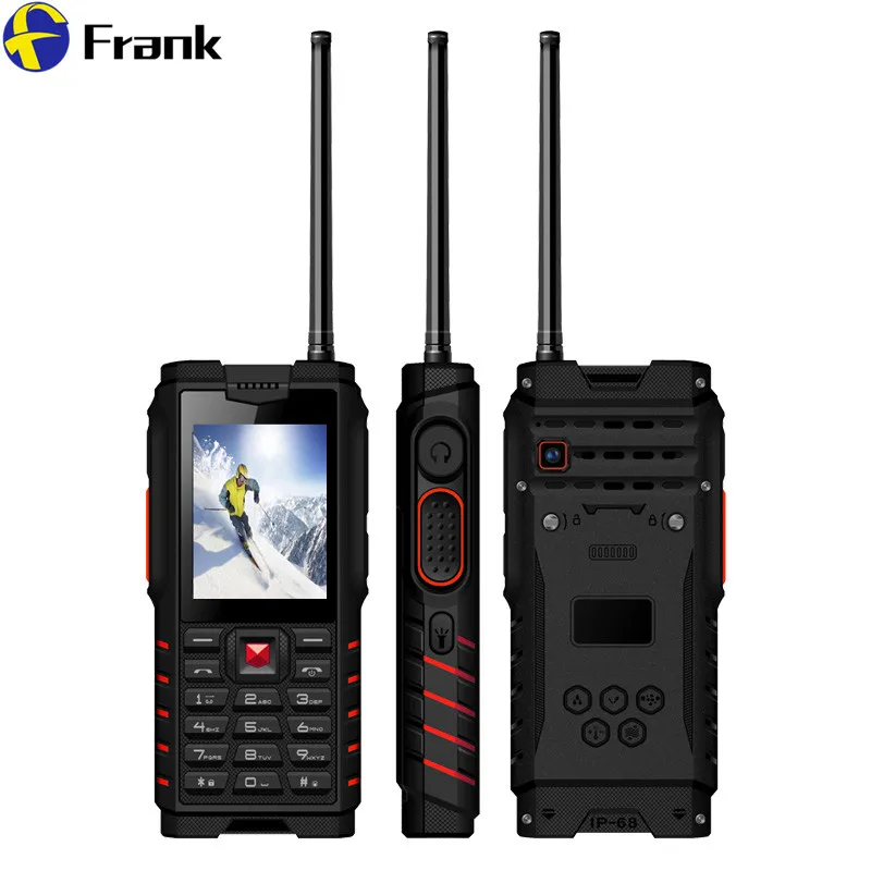 Rungee IP68 T2 мобильный телефон 2,4 дюймов прочные функциональные телефоны 2G рация домофон 4500mAh русская языковая клавиатура PTT телефон
