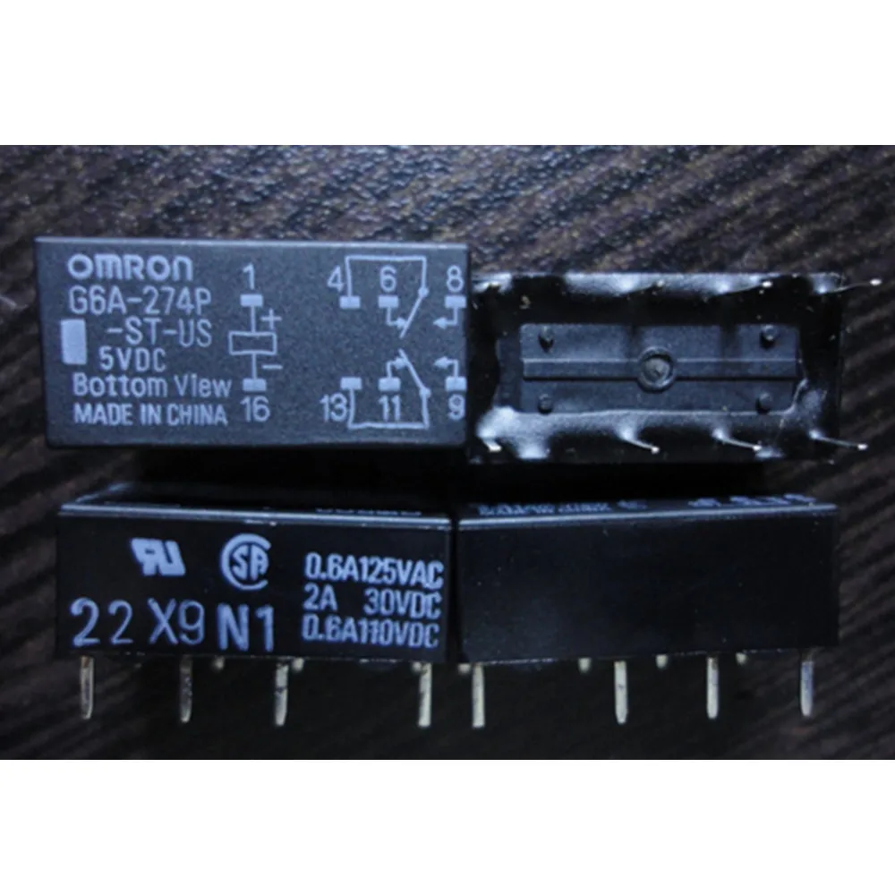 

wholesale 10pcs/lot relay G6A-274P-ST-US-5VDC