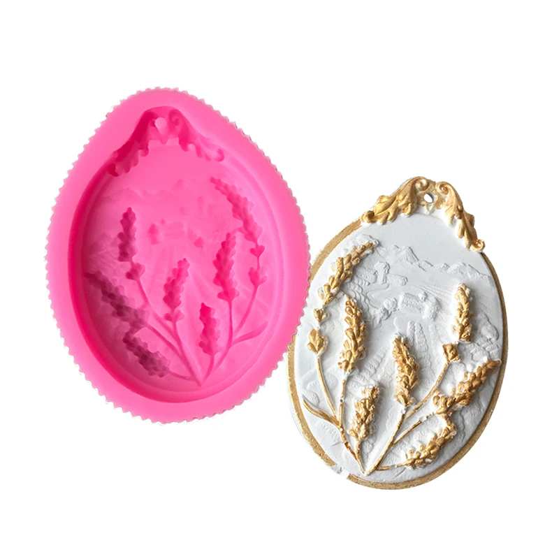 

DIY solid aromatherapy plaster mold Gypsum tablets Clay Pendant Craft Making silicone Mould