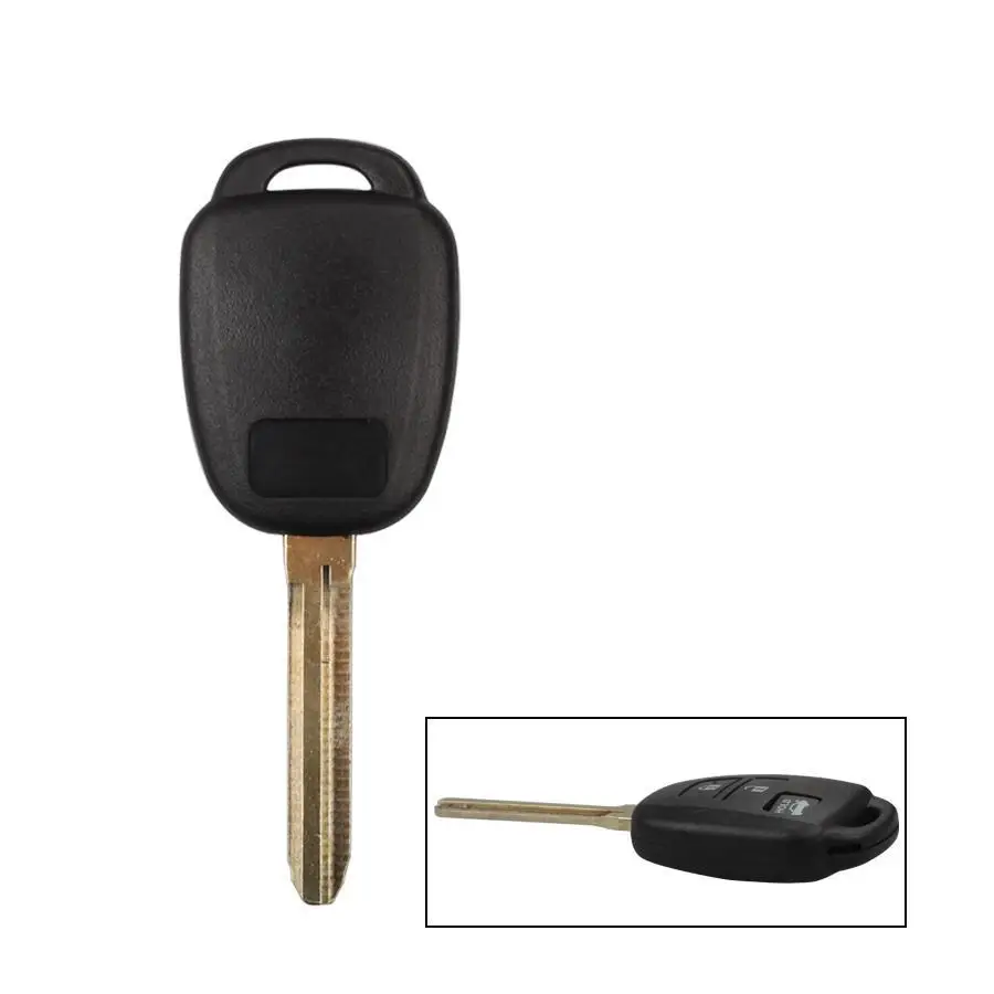 Для Toyota дистанционный ключ оболочки 3 кнопки без логотипа 5 шт./лот|key for toyota|3