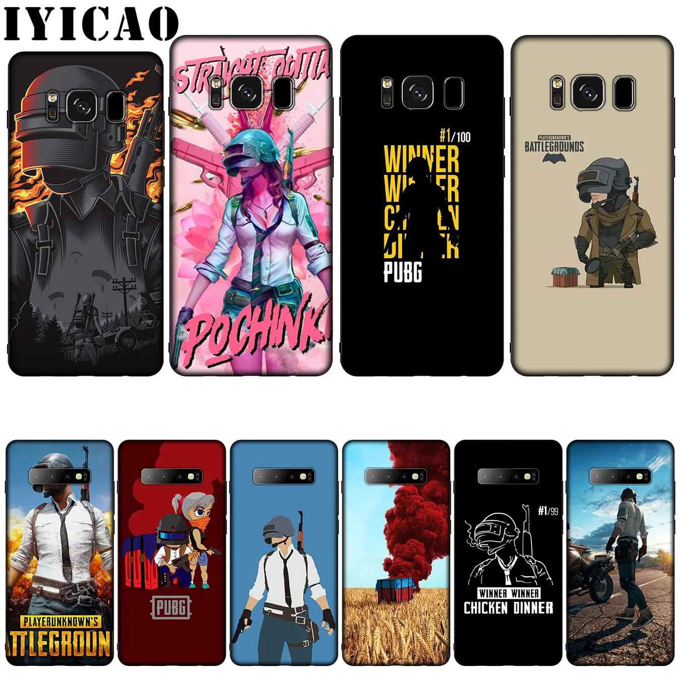 Мягкий силиконовый чехол для телефона с играми Pubg джедаев BATTLEGROUNDS Samsung Galaxy S20 S10 S9 S8
