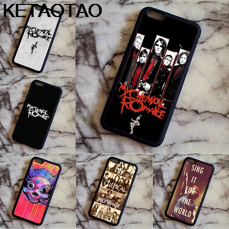 KETAOTAO My Chemical Romance чехлы для телефонов iPhone 4S SE 5C 5S 6S 7 8 X Plus XR XS Max Чехол Мягкий ТПУ