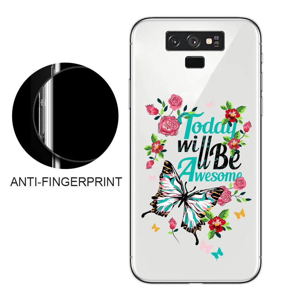 Великолепный Ультратонкий чехол для Samsung Galaxy Note9 с защитой от падения прозрачный