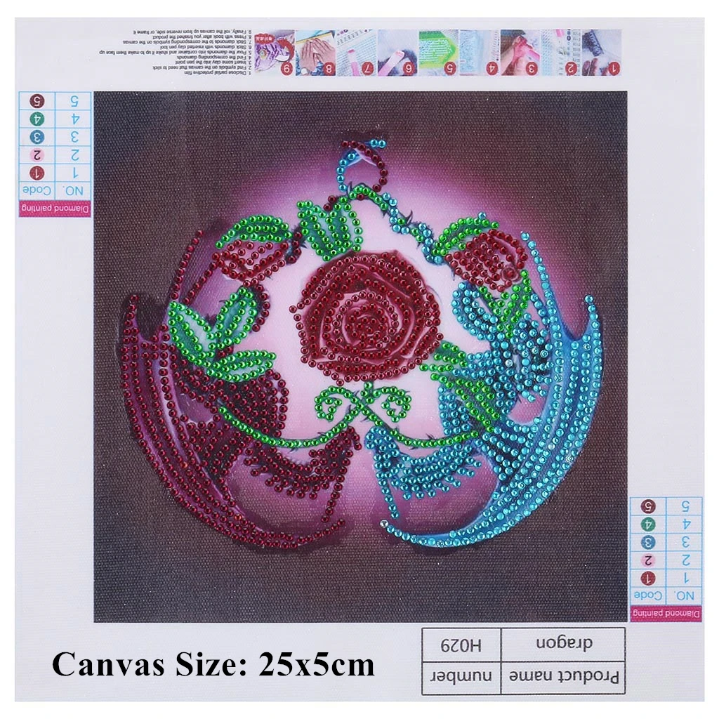 Style H029 DIY 5D алмазная картина особой формы, собака, кошка, птицы, Бабочка, алмазная вышивка, стразы, Набор для вышивки крестиком, художественные декорации - Цвет: Style H029