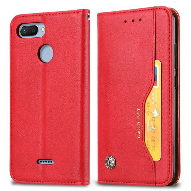 Чехол для Xiaomi Redmi6, чехол для Xiaomi Redmi 6A, чехол s, откидная крышка, кошелек, кожаный Ретро Чехол для Xiaomi Redmi 6 Pro, чехол A6 6 A 6Pro