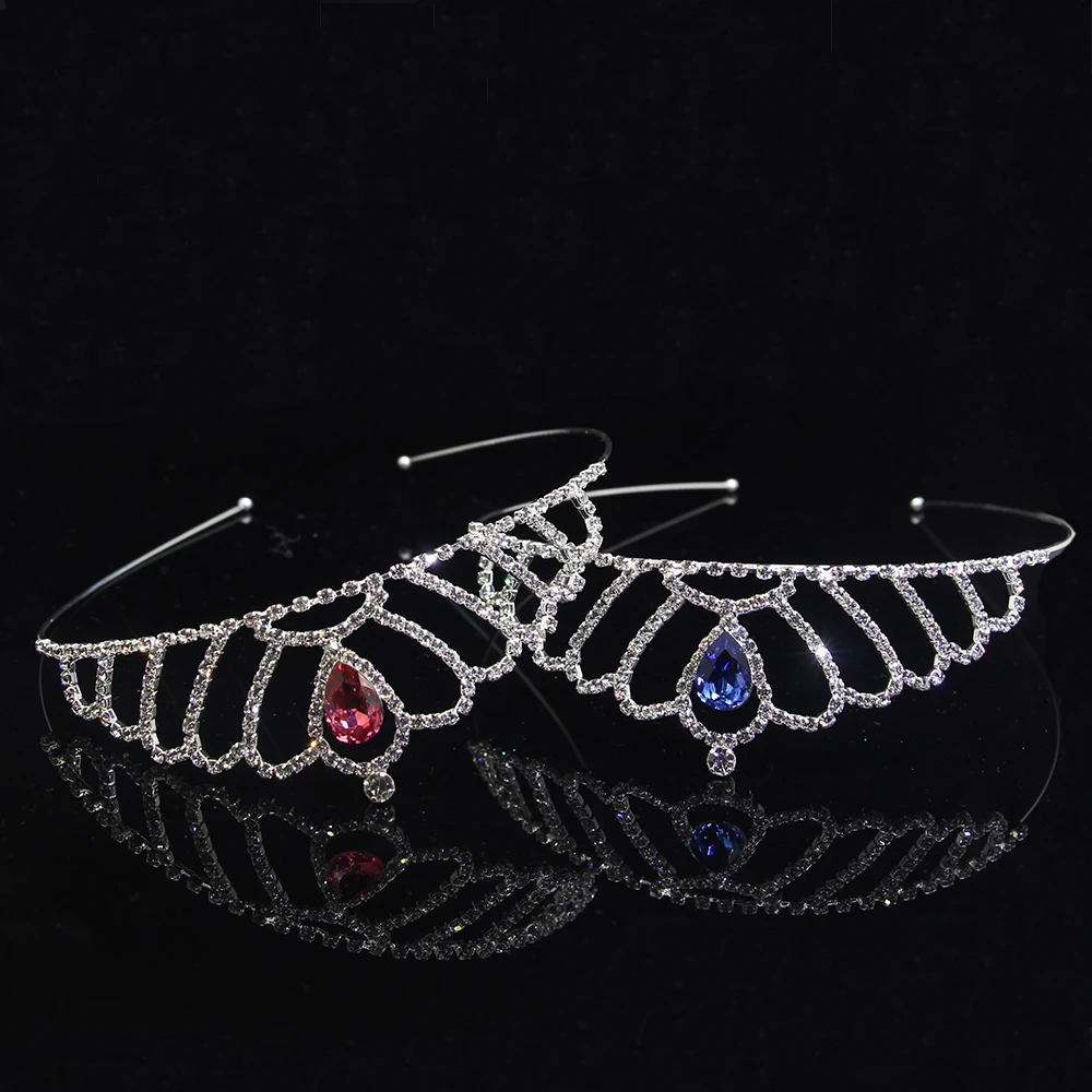 AINAMEISI милые украшения для волос с кристаллами в стиле принцессы свадебная корона