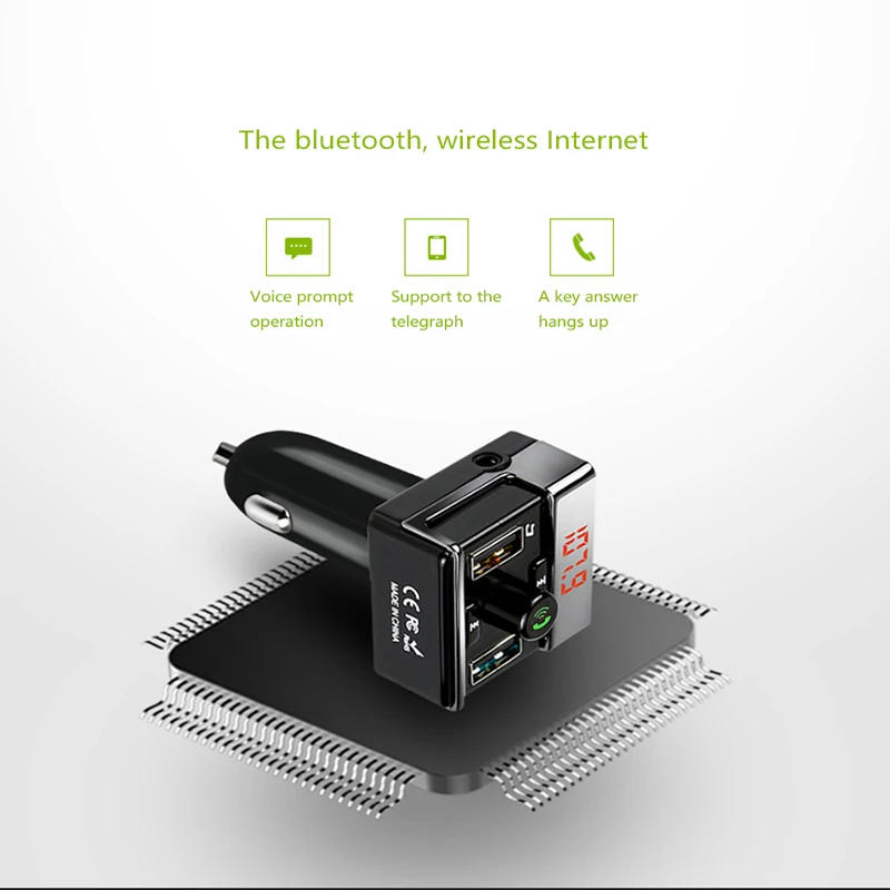 Авто MP3 WAM плеер Автомобильный fm передатчик Dash Cam автомобиля Радио Bluetooth