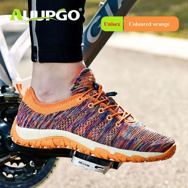 Auupgo/нескользящая Мужская и женская обувь для отдыха и велоспорта, обувь для горного велосипеда, обувь для занятий спортом, походов, речной поход, Нескользящие кроссовки - Цвет: no pervious hole 1