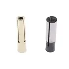 Переходник для гравировального станка с ЧПУ от 6 мм до 3,175 мм, 18 дюйма, цанга 6 мм, серебристый, черный цвет