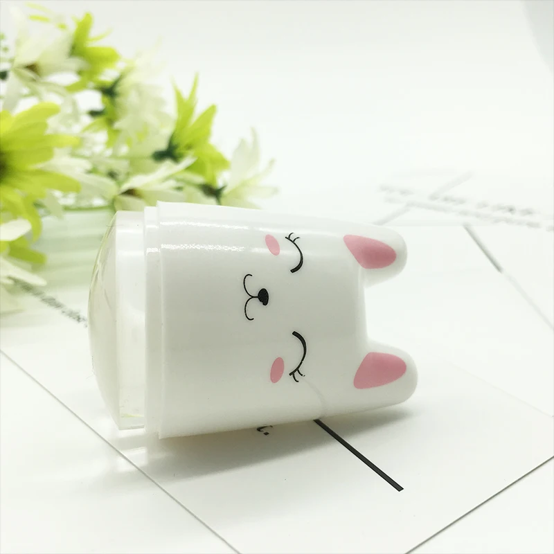 2 шт./компл. милый кот дизайн ногтей Stamper 3 5 см Силиконовая головка с скребковый