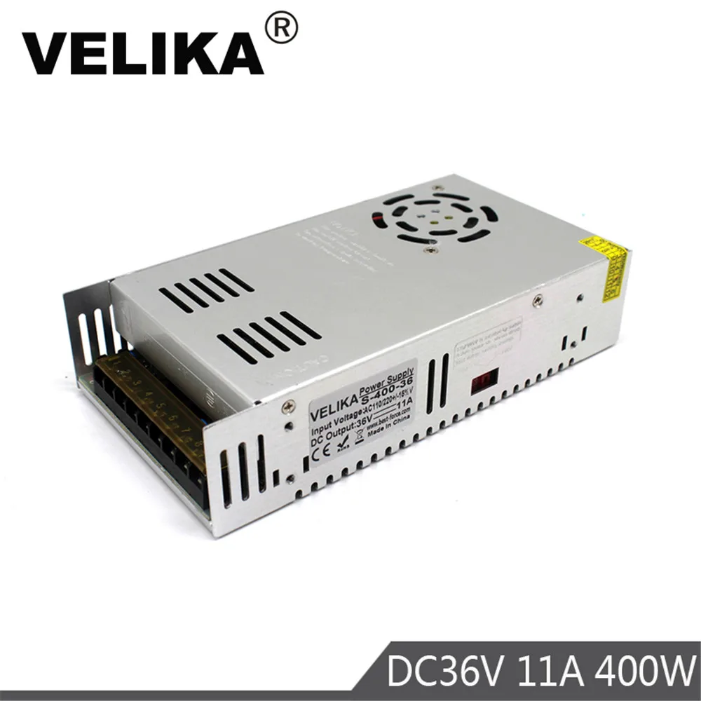 Универсальный источник питания DC 36V 11A 400W трансформаторы драйвера 110V 220V AC к DC36V для
