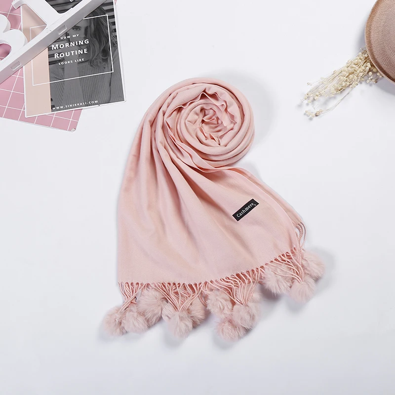 2018 женские шали из искусственного кашемира пашмины повседневные длинные