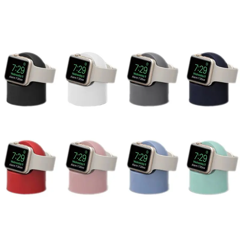 Подставка для зарядного устройства силиконовый держатель док станции Apple Watch