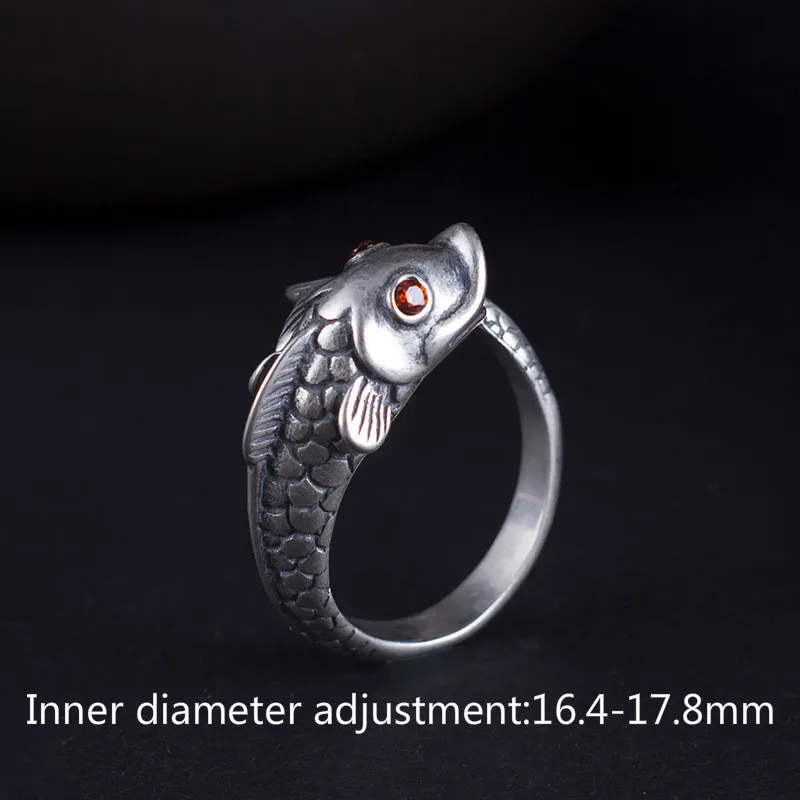 Женское Открытое кольцо в китайском стиле Flyleaf винтажное ювелирное изделие из