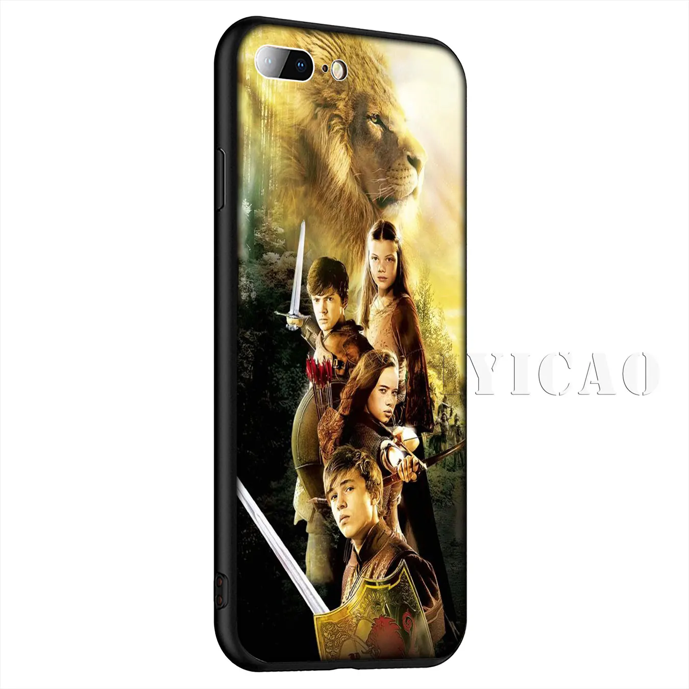 Черный высококачественный силиконовый мягкий чехол The Legends of Narnia для iPhone 11 Pro Max XR X