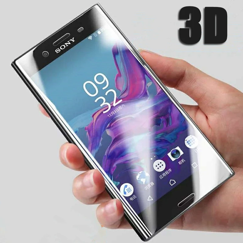Защитное стекло с полным 3D покрытием экрана для Sony Xperia XA XA1 Ultra защитный чехол