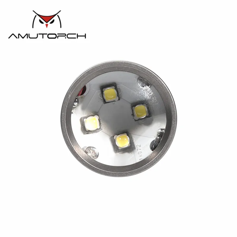 Amutorch AT40 4x Nichia 219C 1100LM выпуклая линза Профессиональный прожектор из титанового