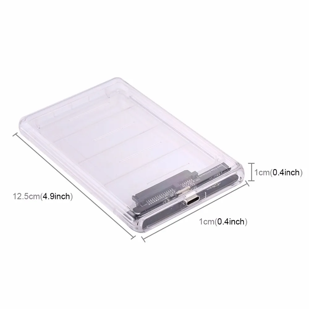 2.5 inch SATA HDD USB 3.1 USB-C / Type-C External Hard Drive Enclosure Storage Case | Компьютеры и офис