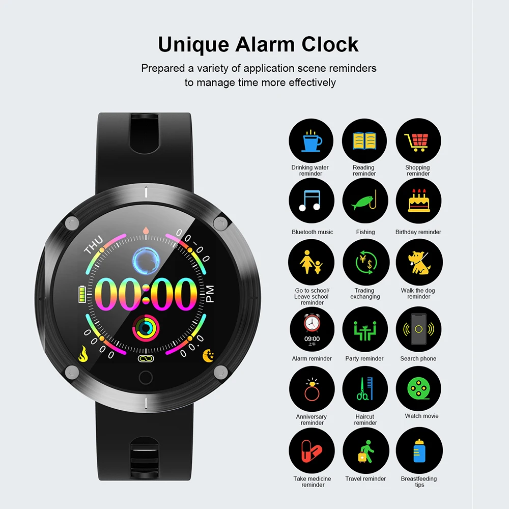 DM58 плюс умный Браслет кровяное давление для мужчин с монитором сердечного ритма