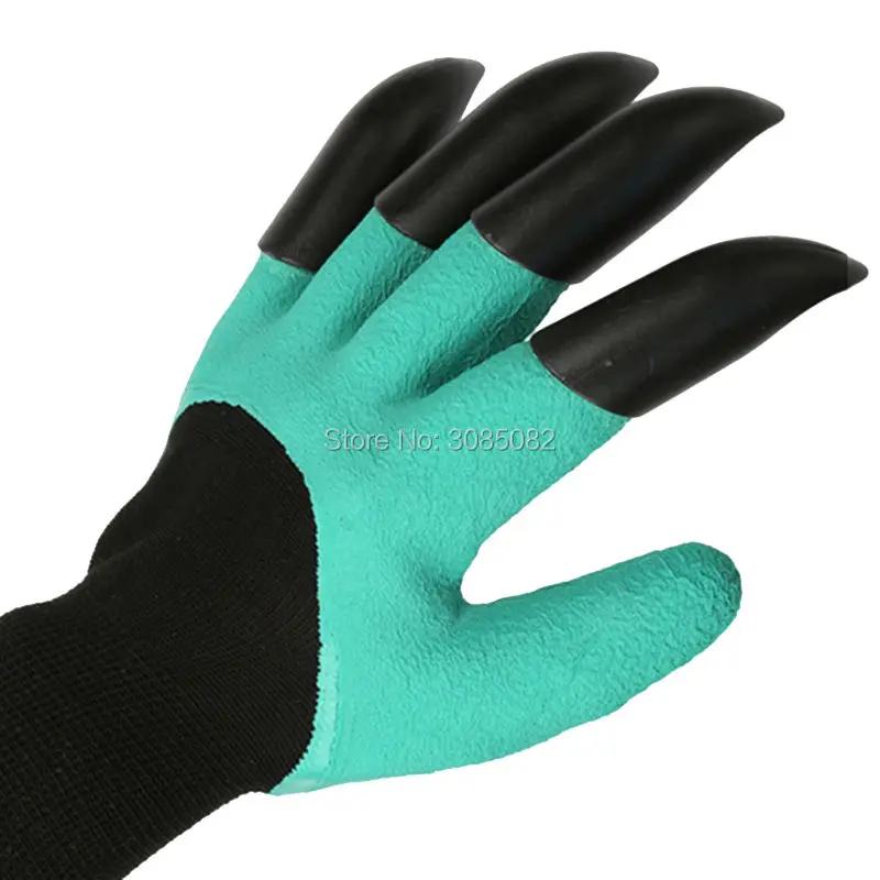 2017 г. Лидер продаж 1 пара латекса строителей сад копать посадки перчатки с 4 ABS