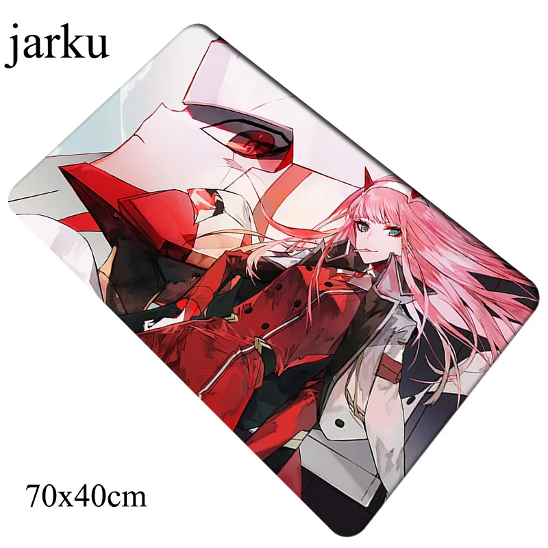 Darling in the franxx коврик для мыши геймер подарок 700x400x2 мм notbook коврик для мыши игровой коврик для мыши высокое качество коврик для мыши PC padmouse коврики