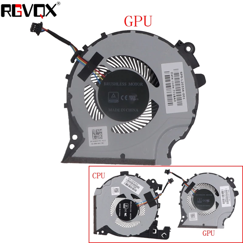 Новый оригинальный вентилятор охлаждения ЦП для HP PAVILION 15-CX0058WM 15-CX 15-CX0068TX FKKA DFS501105PR0T FKK9