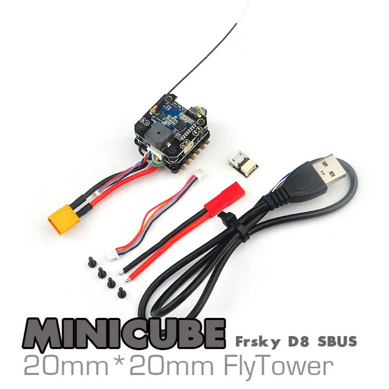 Специальное издание Eachine Minicube Flytower 20x20 мм совместимый для Frsky для Flysky для DSM RX приемник F3 Контроллер полета ESC