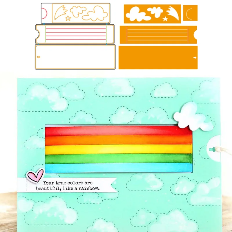 Выдвижная рамка для высечки металлический трафарет сделай сам Скрапбукинг