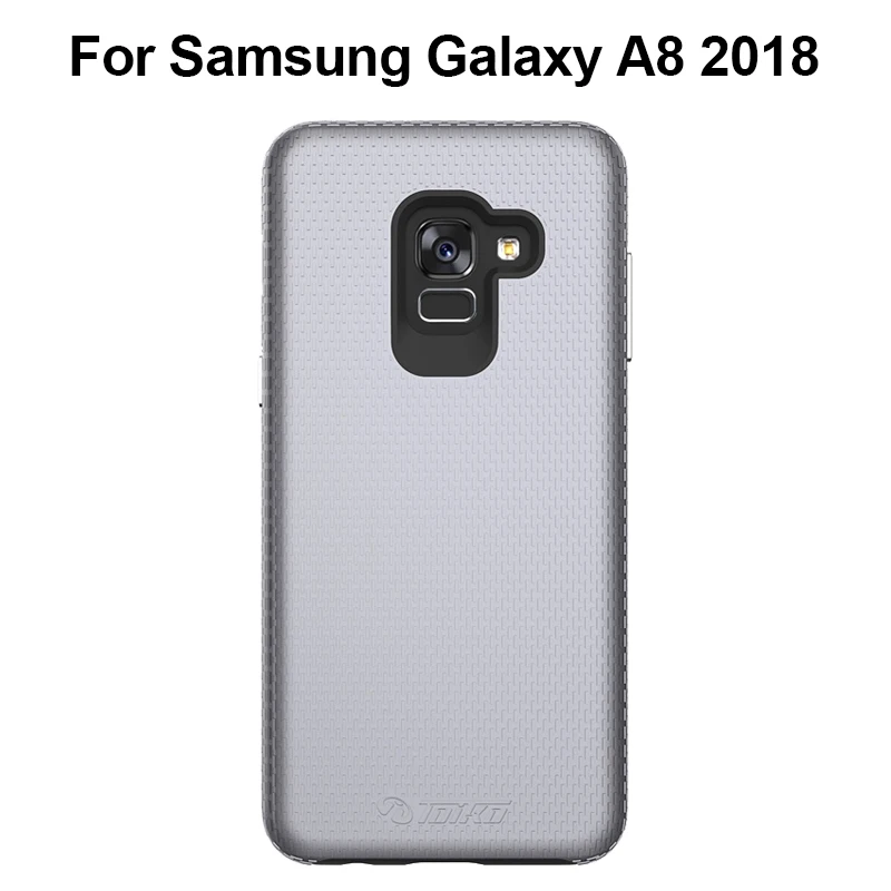 Gray and Black Гибридные Чехлы toyko X Guard 2 в 1 для samsung Galaxy A8, задняя крышка A530 SM-A530F, двухслойный чехол для мобильного телефона из поликарбоната и ТПУ - Цвет: Gray and Black
