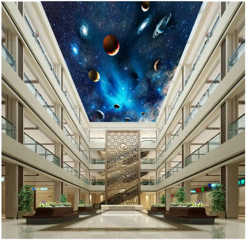 3d wallpaper custom photo Stars of the starry sky living room painting ceiling murals wall mural walls 3 d | Обустройство дома