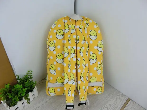 Gudetama Стиль Холст Рюкзаки Мультфильм рюкзак школьный рюкзак студенческие сумки путешествия унисекс новые подарки