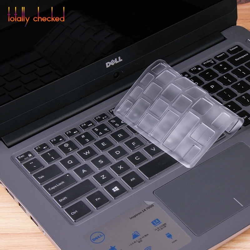 Защита для клавиатуры ноутбука Кожа Dell Inspiron 15 7000 7570 7560 7460 7572 7472 7370 чехол Ультра